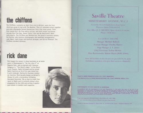 Jimi Hendrix Sunday At The Saville tour programme UK HENTRSU816738