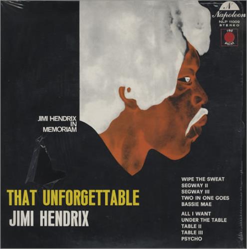 Jimi Hendrix That Unforgettable Jimi Hendrix vinyl LP album (LP record) Italian HENLPTH412363