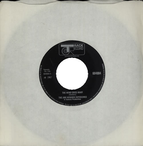 Jimi Hendrix The Wind Cries Mary - Wide 7" vinyl single (7 inch record / 45) UK HEN07TH575639
