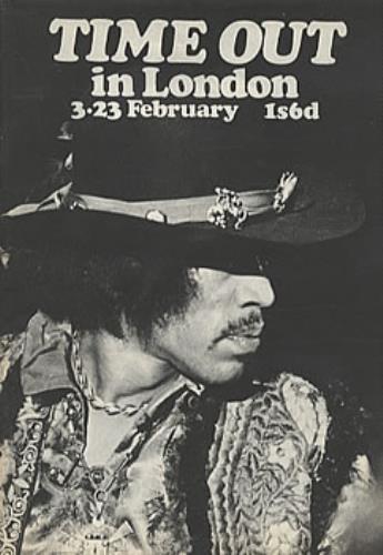 Jimi Hendrix Time Out In London magazine UK HENMATI317743