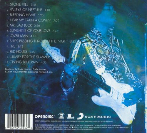 Jimi Hendrix Valleys Of Neptune CD album (CDLP) UK HENCDVA805273