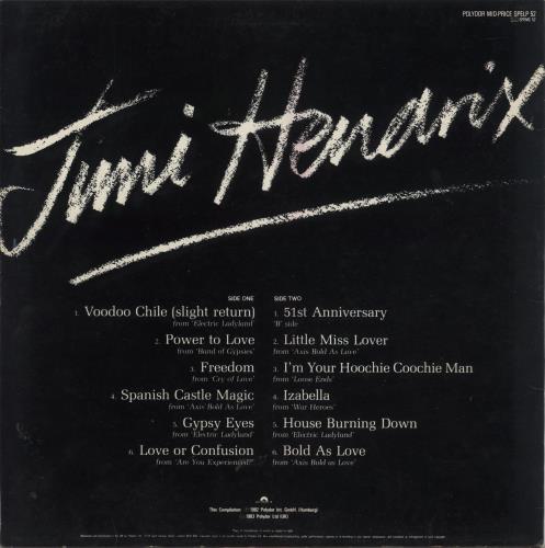 Jimi Hendrix Voodoo Chile vinyl LP album (LP record) UK HENLPVO230307