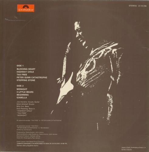 Jimi Hendrix War Heroes vinyl LP album (LP record) Spanish HENLPWA798788