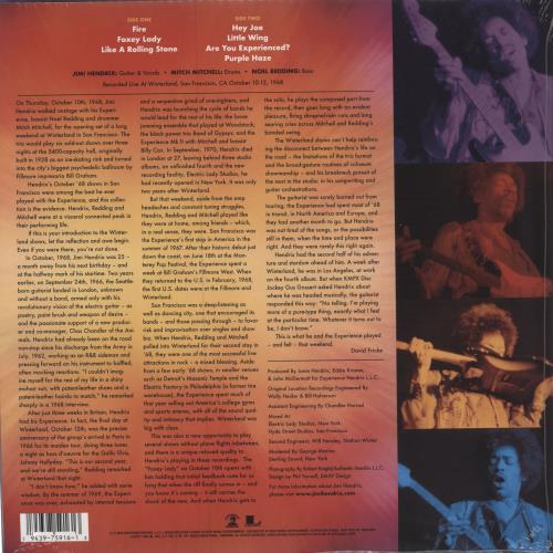 Jimi Hendrix Winterland - Orange vinyl - Sealed vinyl LP album (LP record) US HENLPWI787113