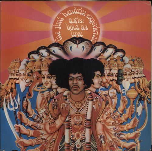 Jimi Hendrix Axis: Bold As Love - 1st + Insert - EX vinyl LP album (LP record) UK HENLPAX551518