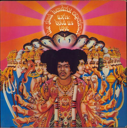 Jimi Hendrix Axis: Bold As Love - 1st + Insert - VG vinyl LP album (LP record) UK HENLPAX334697