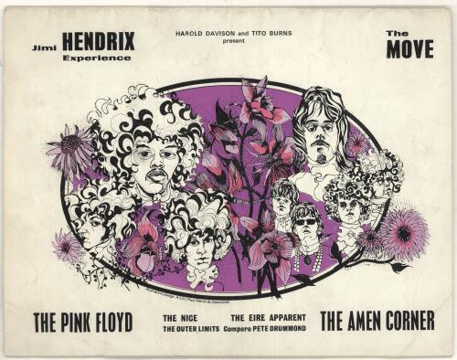 Jimi Hendrix The Jimi Hendrix Show tour programme UK HENTRTH350107