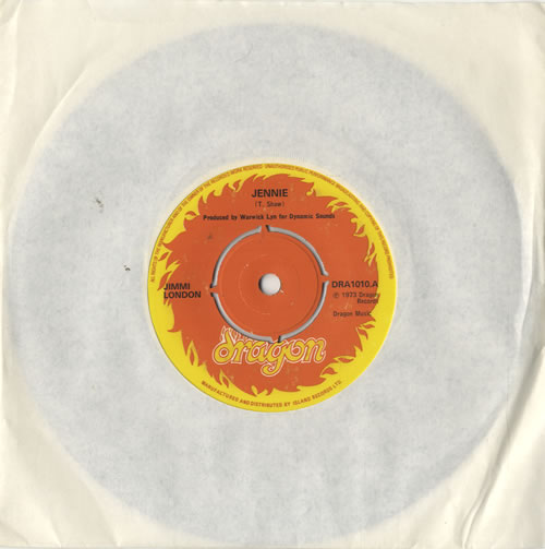 Jimmi London Jennie 7" vinyl single (7 inch record / 45) UK 2JL07JE486946