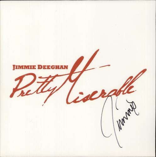Jimmie Deeghan Pretty Miserable - Red Vinyl - Autographed 12" vinyl single (12 inch record / Maxi-single) US 95Q12PR875068