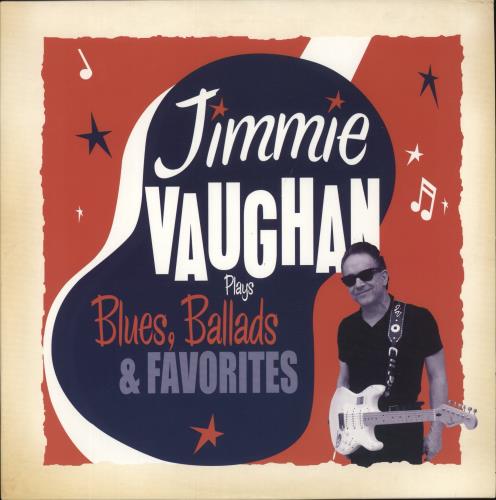 Jimmie Vaughan Plays Blues, Ballads & Favorites 2-LP vinyl record set (Double LP Album) UK JMV2LPL866938