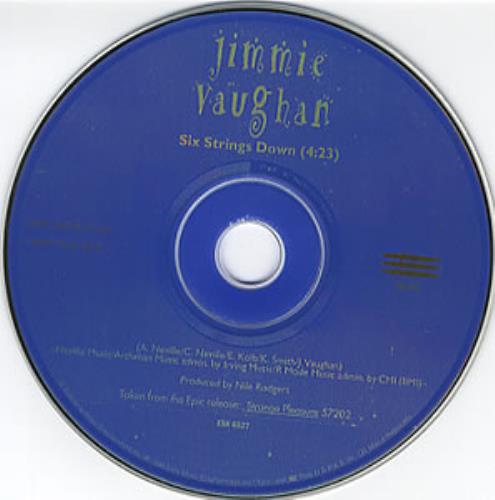 Jimmie Vaughan Six Strings Down CD single (CD5 / 5") US JMVC5SI352646