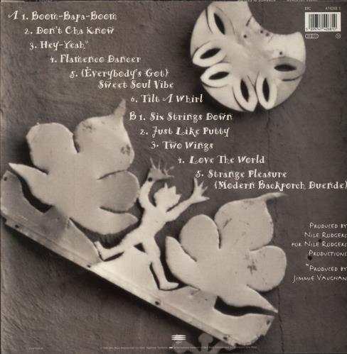 Jimmie Vaughan Strange Pleasure vinyl LP album (LP record) Dutch JMVLPST796702