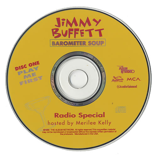 Jimmy Buffett Barometer Soup - Radio Special 2 CD album set (Double CD) US JBU2CBA494086