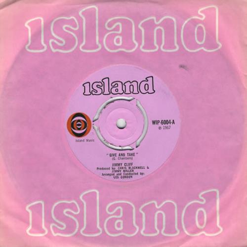 Jimmy Cliff Give And Take 7" vinyl single (7 inch record / 45) UK JCL07GI414353