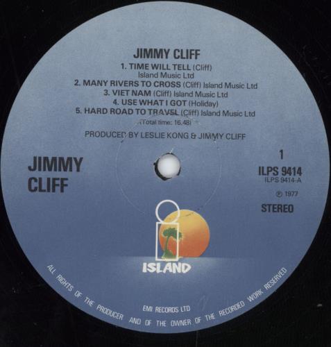 Jimmy Cliff Jimmy Cliff - Factory Sample vinyl LP album (LP record) UK JCLLPJI791964