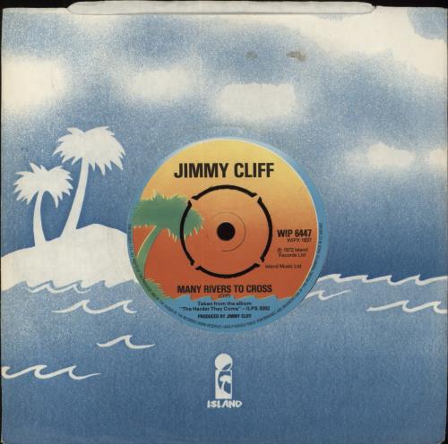 Jimmy Cliff Many Rivers To Cross 7" vinyl single (7 inch record / 45) UK JCL07MA835109
