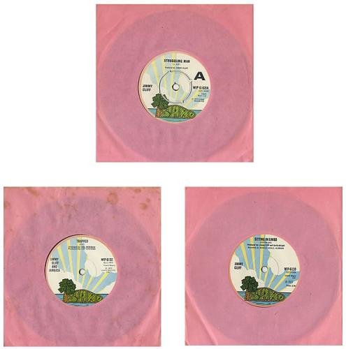 Jimmy Cliff Set Of Four Island Singles 7" vinyl single (7 inch record / 45) UK JCL07SE442985