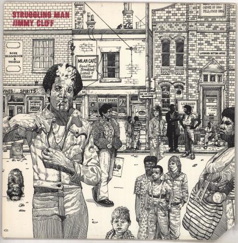 Jimmy Cliff Struggling Man - Deletion cut vinyl LP album (LP record) US JCLLPST727926