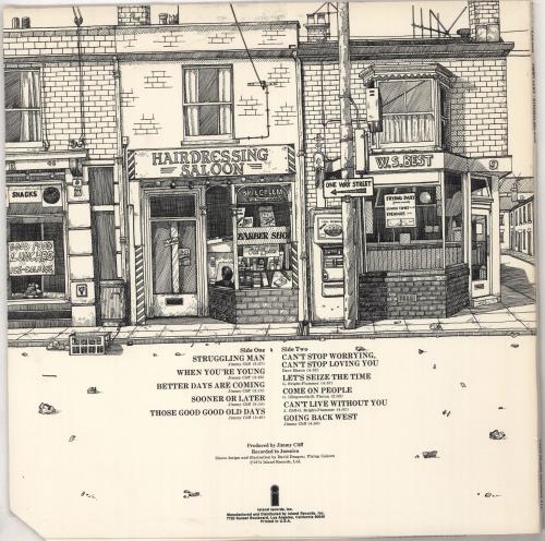 Jimmy Cliff Struggling Man - Deletion cut vinyl LP album (LP record) US JCLLPST727926