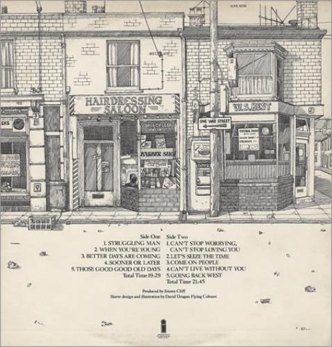 Jimmy Cliff Struggling Man vinyl LP album (LP record) UK JCLLPST257781