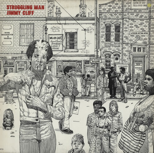 Jimmy Cliff Struggling Man vinyl LP album (LP record) German JCLLPST582468