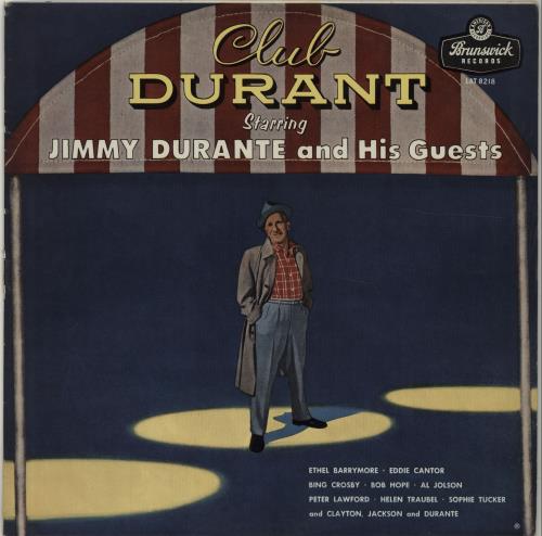 Jimmy Durante Club Durant Starring Jimmy Durante And His Guests vinyl LP album (LP record) UK J/DLPCL675725