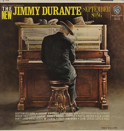 Jimmy Durante September Song vinyl LP album (LP record) UK J/DLPSE394845