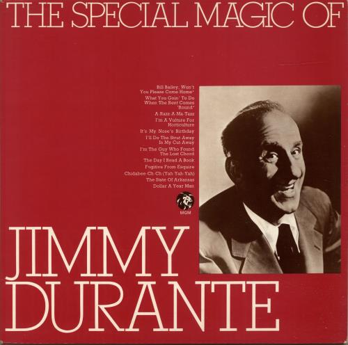 Jimmy Durante The Special Magic Of Jimmy Durante vinyl LP album (LP record) UK J/DLPTH459134