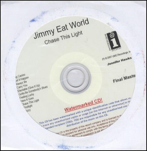 Jimmy Eat World Chase This Light CD-R acetate US JMWCRCH442535