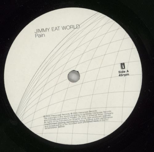 Jimmy Eat World Pain 7" vinyl single (7 inch record / 45) UK JMW07PA500843