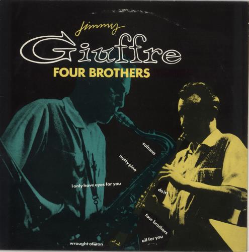 Jimmy Giuffre Four Brothers vinyl LP album (LP record) UK JIULPFO567452