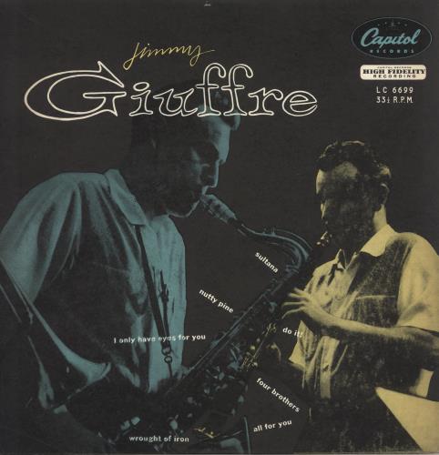 Jimmy Giuffre Jimmy Giuffre - VG+ 10" vinyl single (10 inch record) UK JIU10JI745734