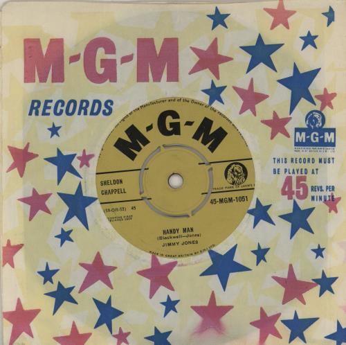 Jimmy Jones (R&R) Handy Man 7" vinyl single (7 inch record / 45) UK 8JJ07HA558129