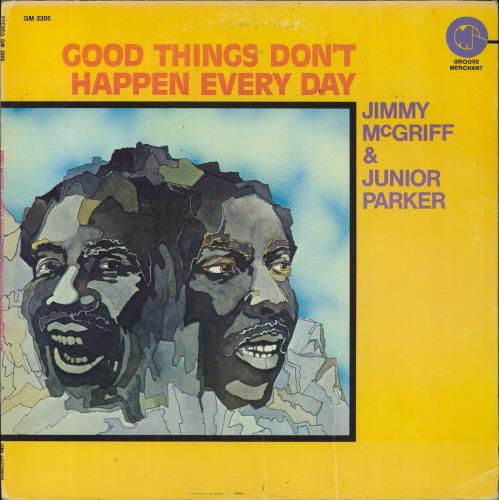 Jimmy McGriff Good Things Don't Happen Every Day vinyl LP album (LP record) US JI4LPGO807185