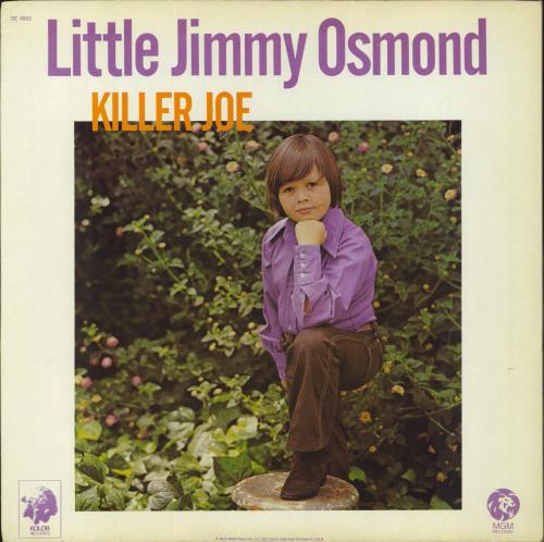 Jimmy Osmond Killer Joe vinyl LP album (LP record) US JIOLPKI807520