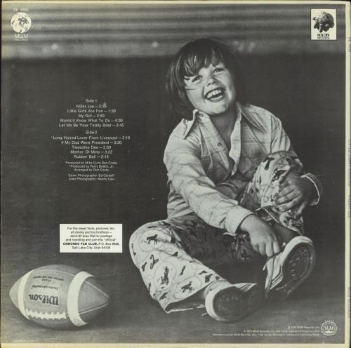 Jimmy Osmond Killer Joe vinyl LP album (LP record) US JIOLPKI807520