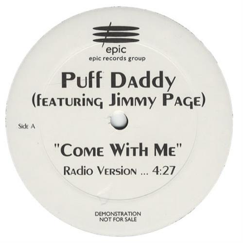 Jimmy Page Come With Me - Promo 12" vinyl single (12 inch record / Maxi-single) US JPA12CO118319