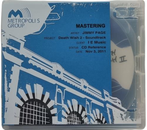 Jimmy Page Death Wish II CD-R acetate UK JPACRDE785173