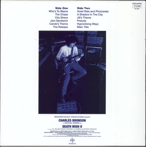 Jimmy Page Deathwish II - Numbered vinyl LP album (LP record) UK JPALPDE808366