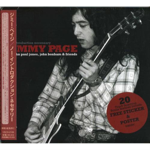 Jimmy Page No Introduction Necessary CD album (CDLP) Japanese JPACDNO333321