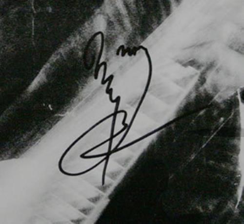 Jimmy Page Outrider - Autographed poster UK JPAPOOU475220