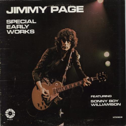 Jimmy Page Special Early Works vinyl LP album (LP record) US JPALPSP790535