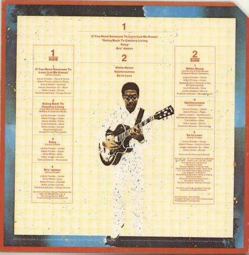 Jimmy Ponder White Room vinyl LP album (LP record) US JIPLPWH693362