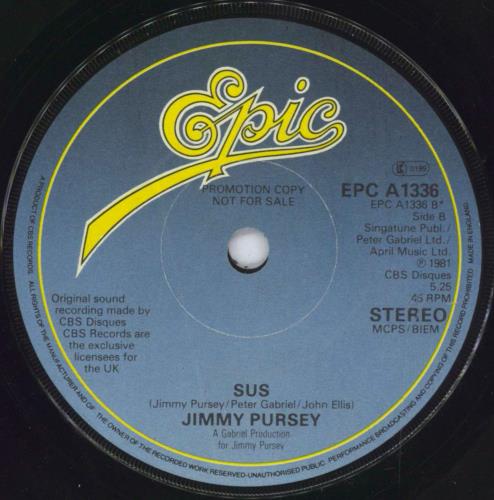 Jimmy Pursey Animals Have More Fun - A Label 7" vinyl single (7 inch record / 45) UK JPU07AN831739