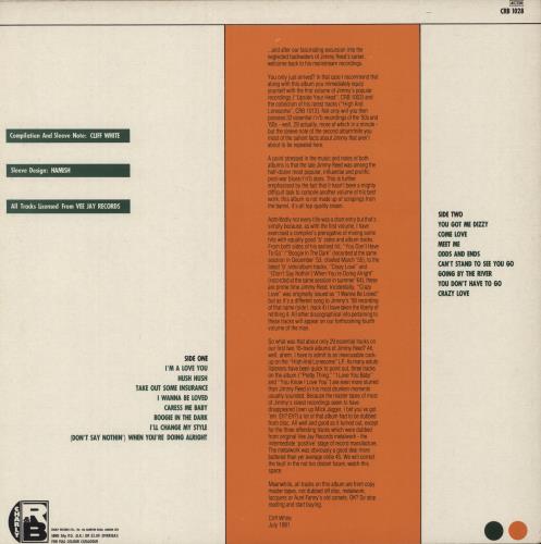 Jimmy Reed Got Me Dizzy vinyl LP album (LP record) UK JMRLPGO281723