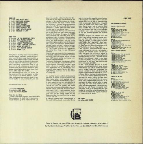 Jimmy Reed I'm The Man Down There vinyl LP album (LP record) UK JMRLPIM795599