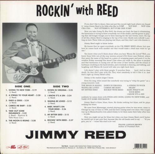 Jimmy Reed Rockin' With Reed vinyl LP album (LP record) Italian JMRLPRO804862