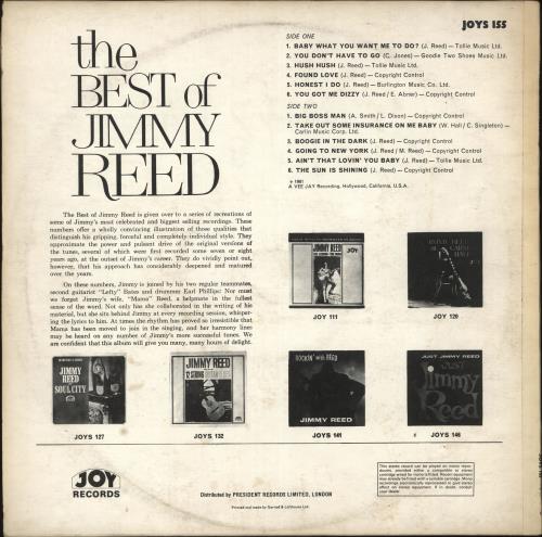 Jimmy Reed The Best Of Jimmy Reed vinyl LP album (LP record) UK JMRLPTH715606
