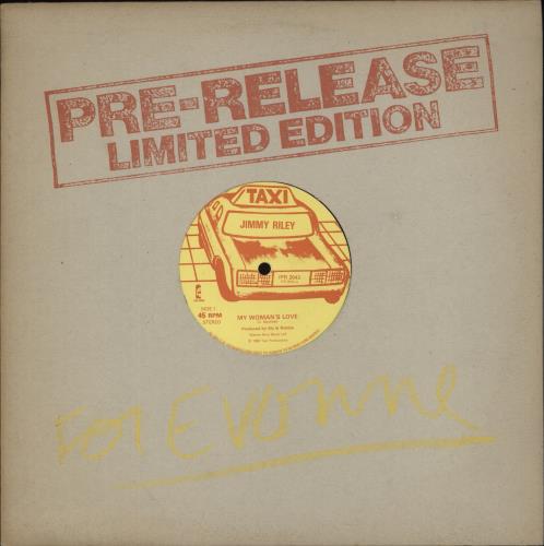 Jimmy Riley My Woman's Love 12" vinyl single (12 inch record / Maxi-single) UK J0P12MY865494