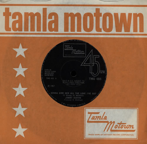 Jimmy Ruffin Gonna Give Her All The Love I've Got 7" vinyl single (7 inch record / 45) UK JR107GO570329
